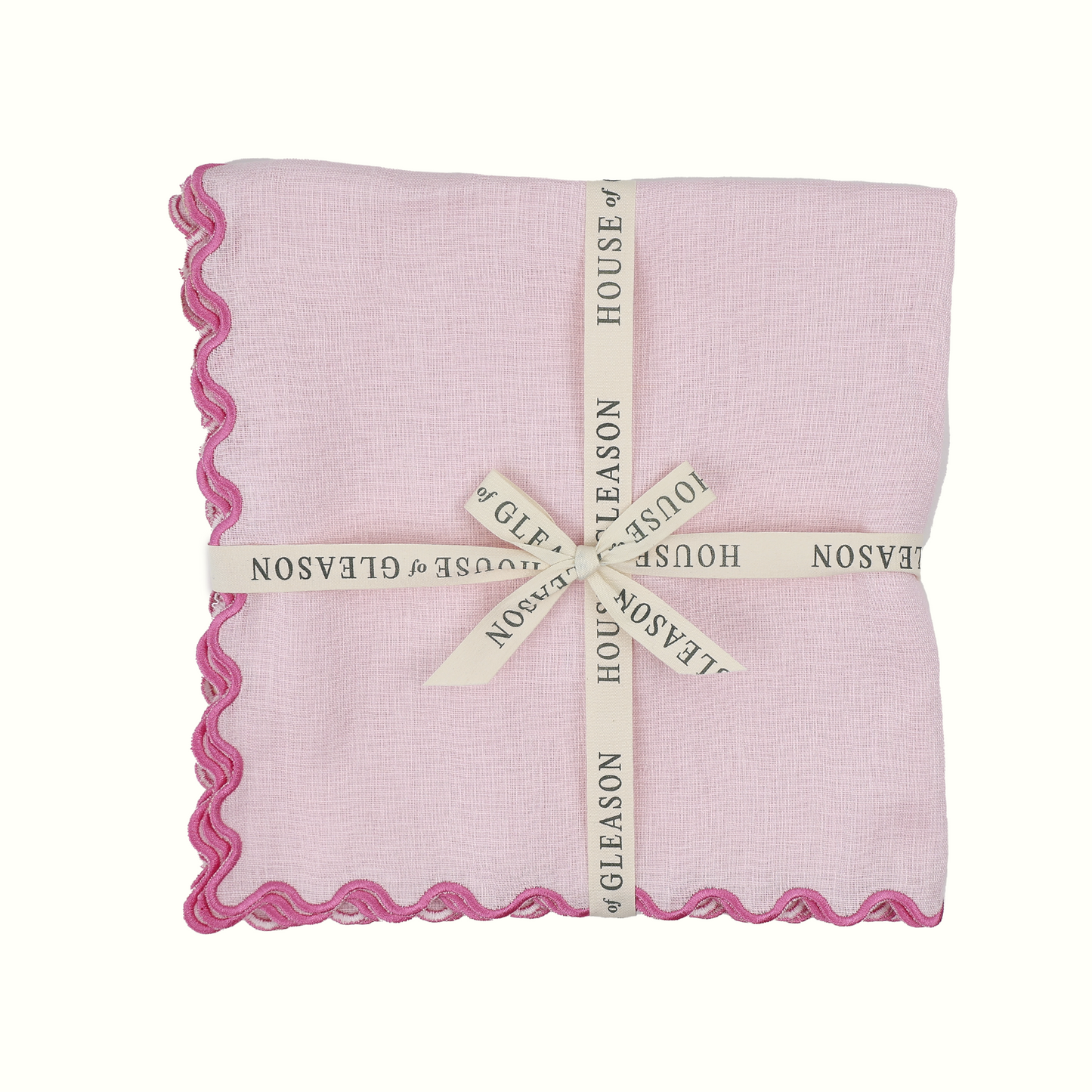 The Vivienne Linen Dinner Napkins - Blush