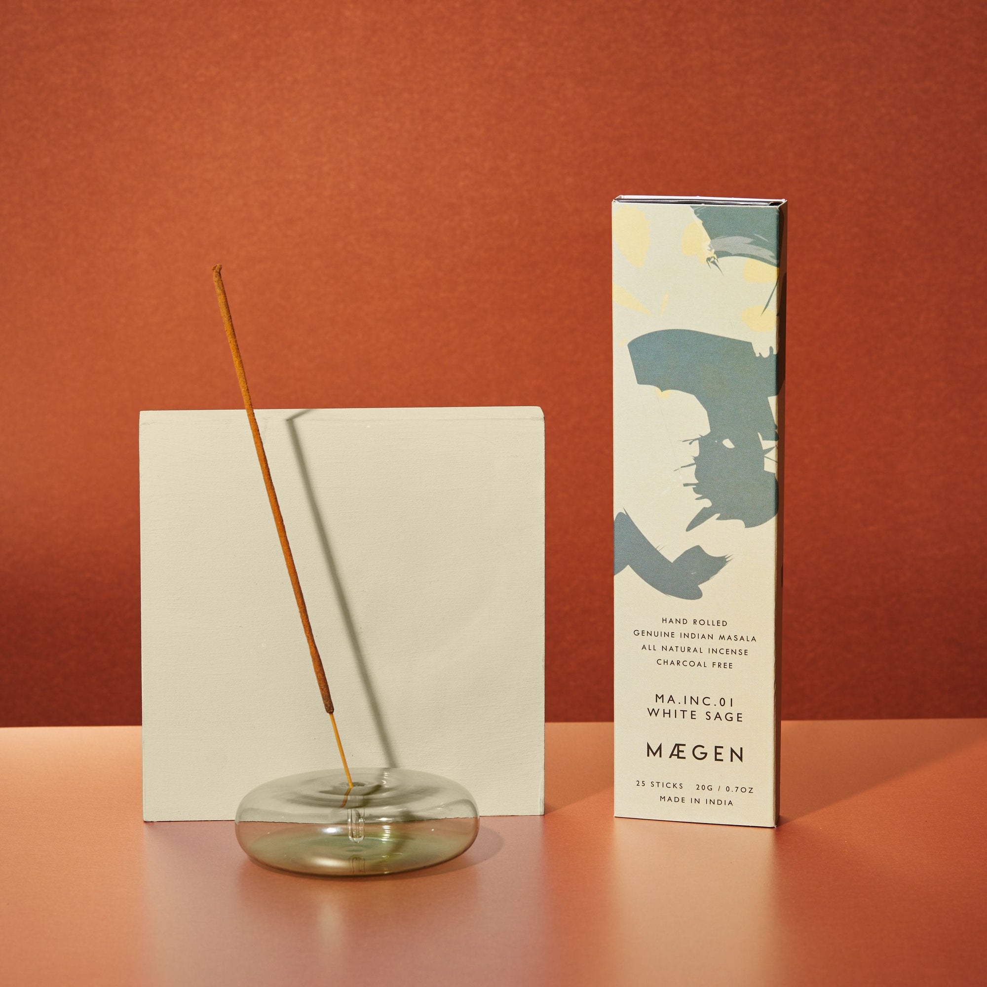 Dimple Incense Holder - Green