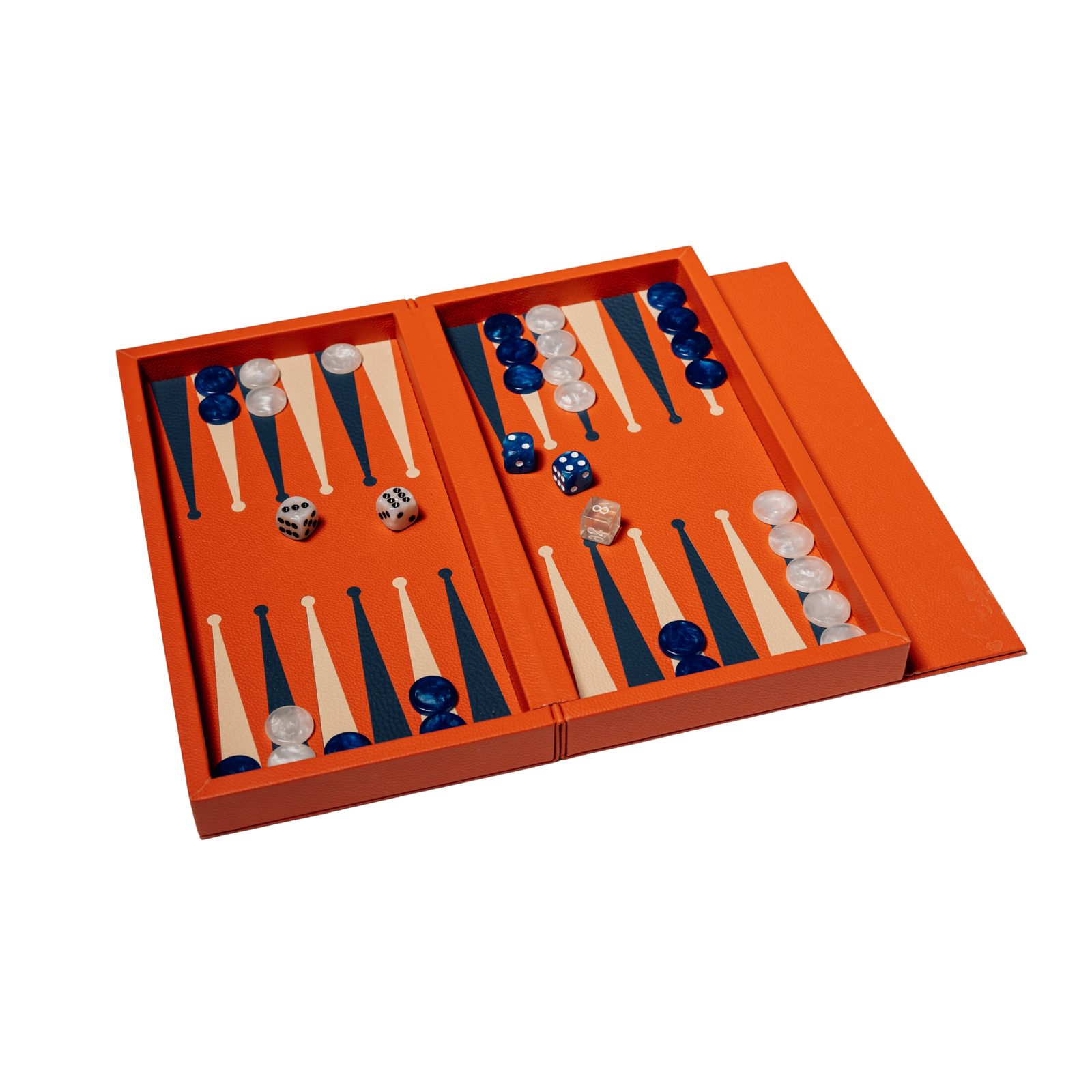 Booklet Backgammon Orange