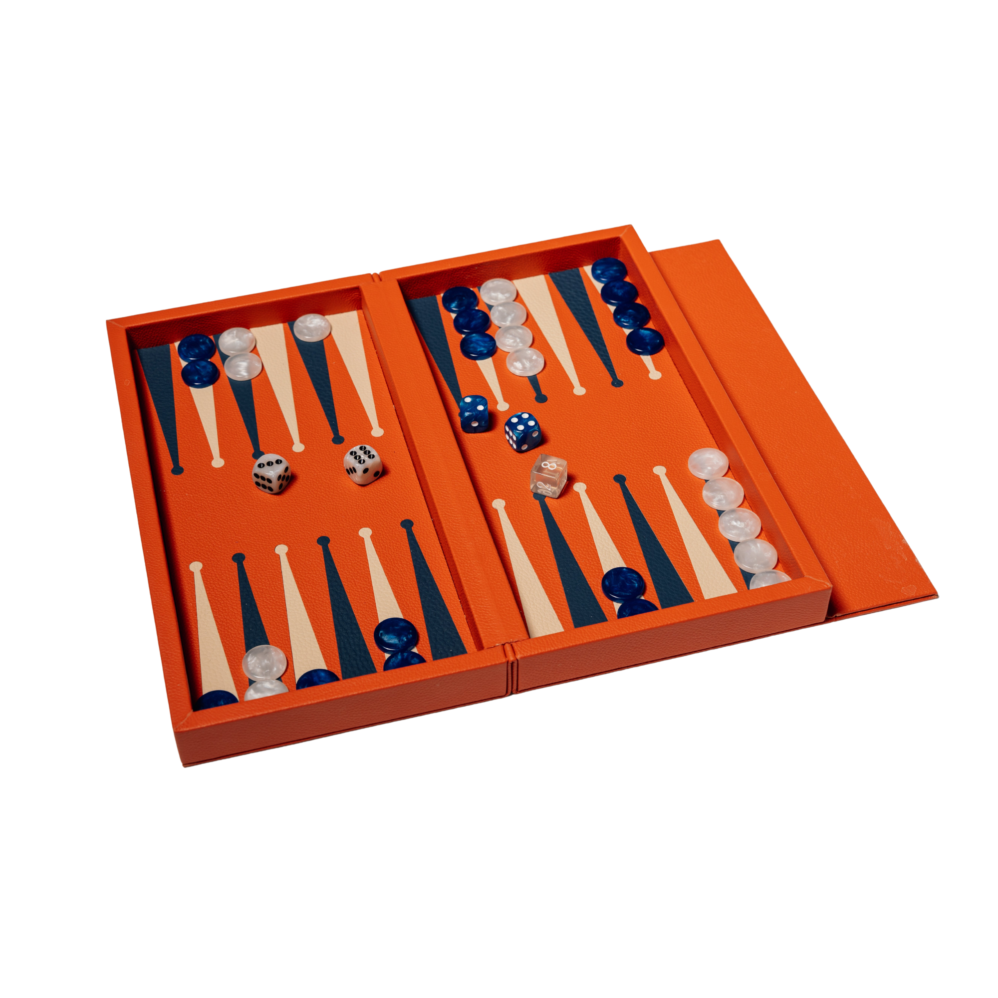 Booklet Backgammon Orange