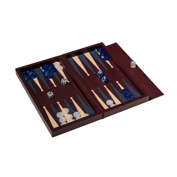 Booklet Backgammon Burgundy