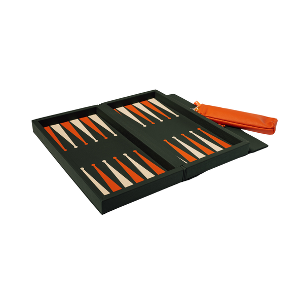 Booklet Backgammon Green