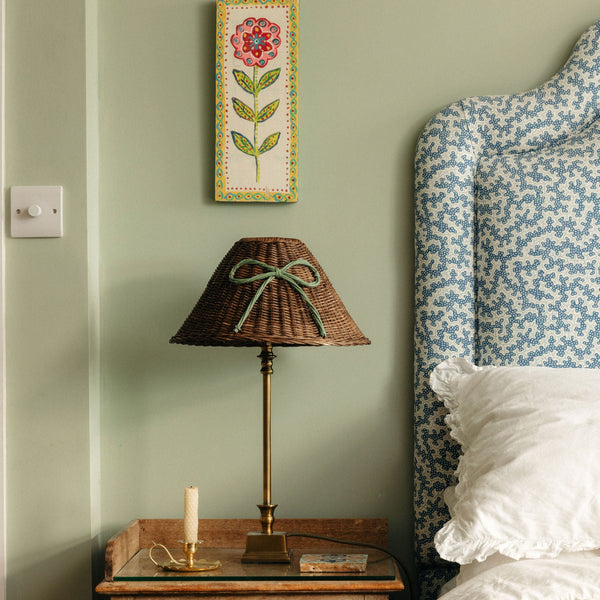 Bow Rattan Lampshade