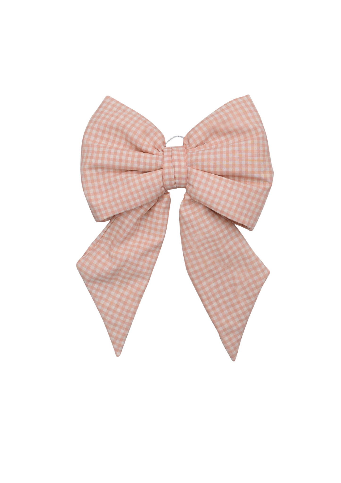 Oversize Bow Gingham Pink (35x50cm)