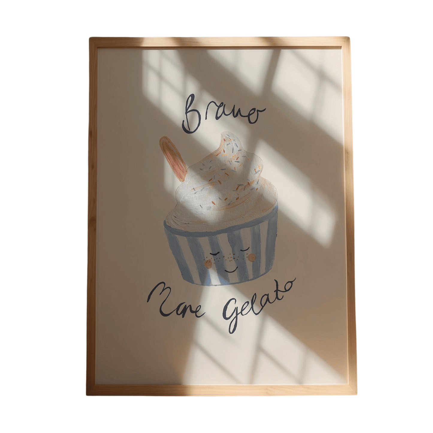 Bravo More Gelato Art Print