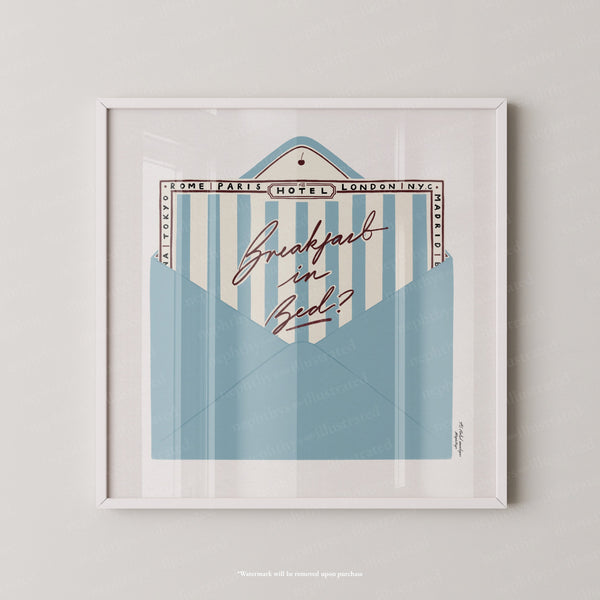 Breakfast in Bed (Square)