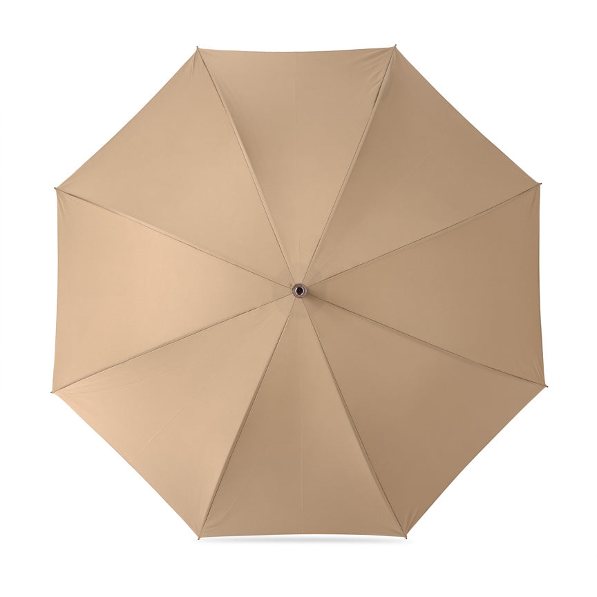 British Umbrella, Beech & Maple - Sand/Burgundy