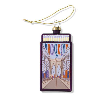 Matchbook Ornament - Brooklyn - Furbish Studio