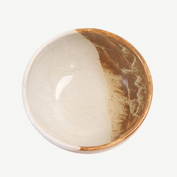 Tavora Cereal Bowls Set of 4, Reactive Salt-glaze - White