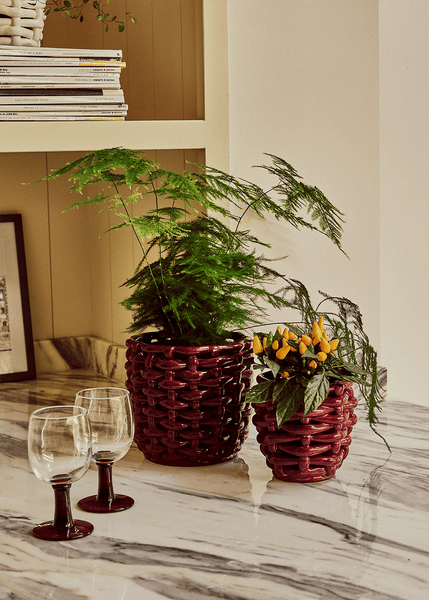 LateAfternoon_Small_Burgundy_Basketweave_Planter