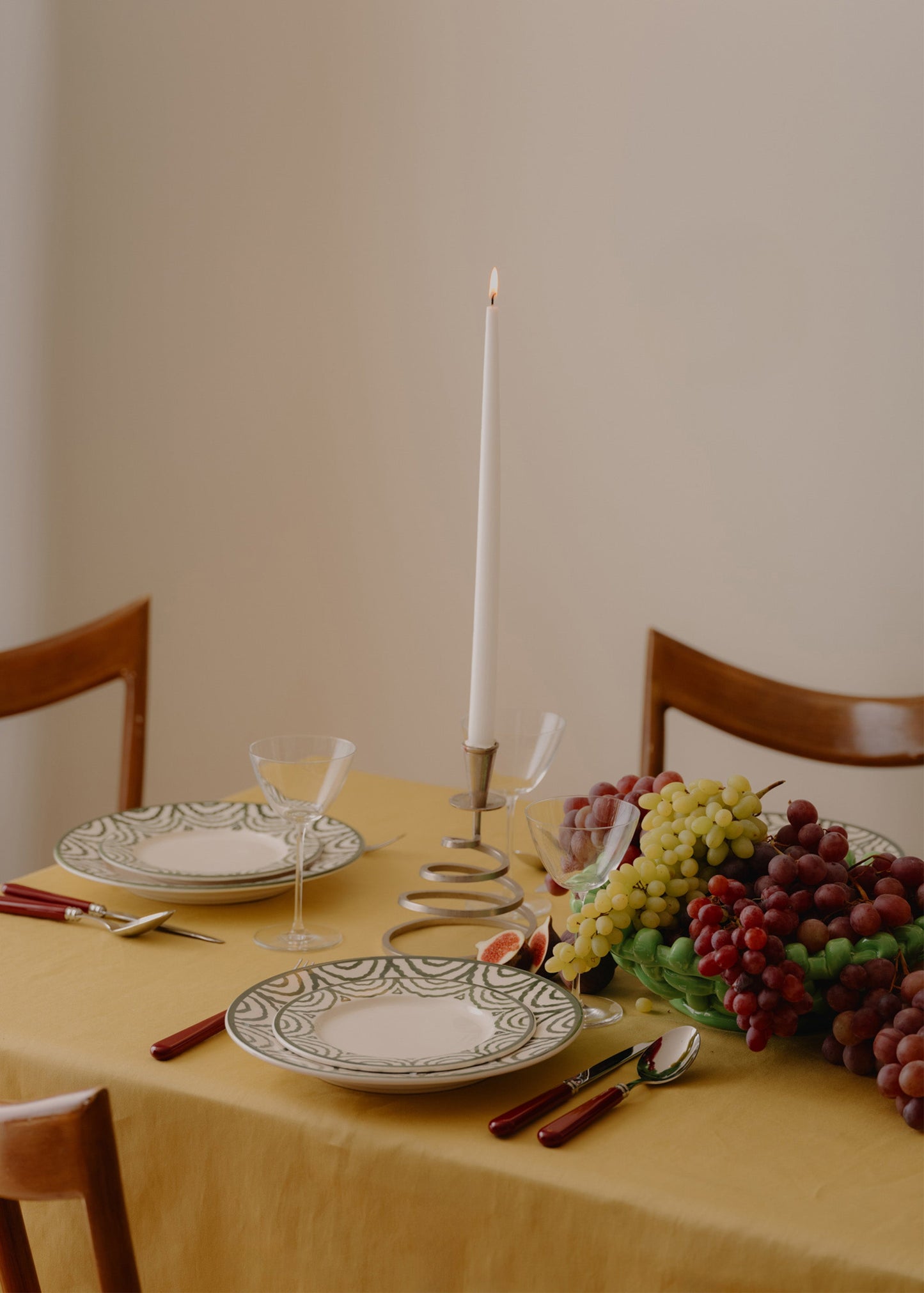 Burgundy Set of 2 Dessert Spoons