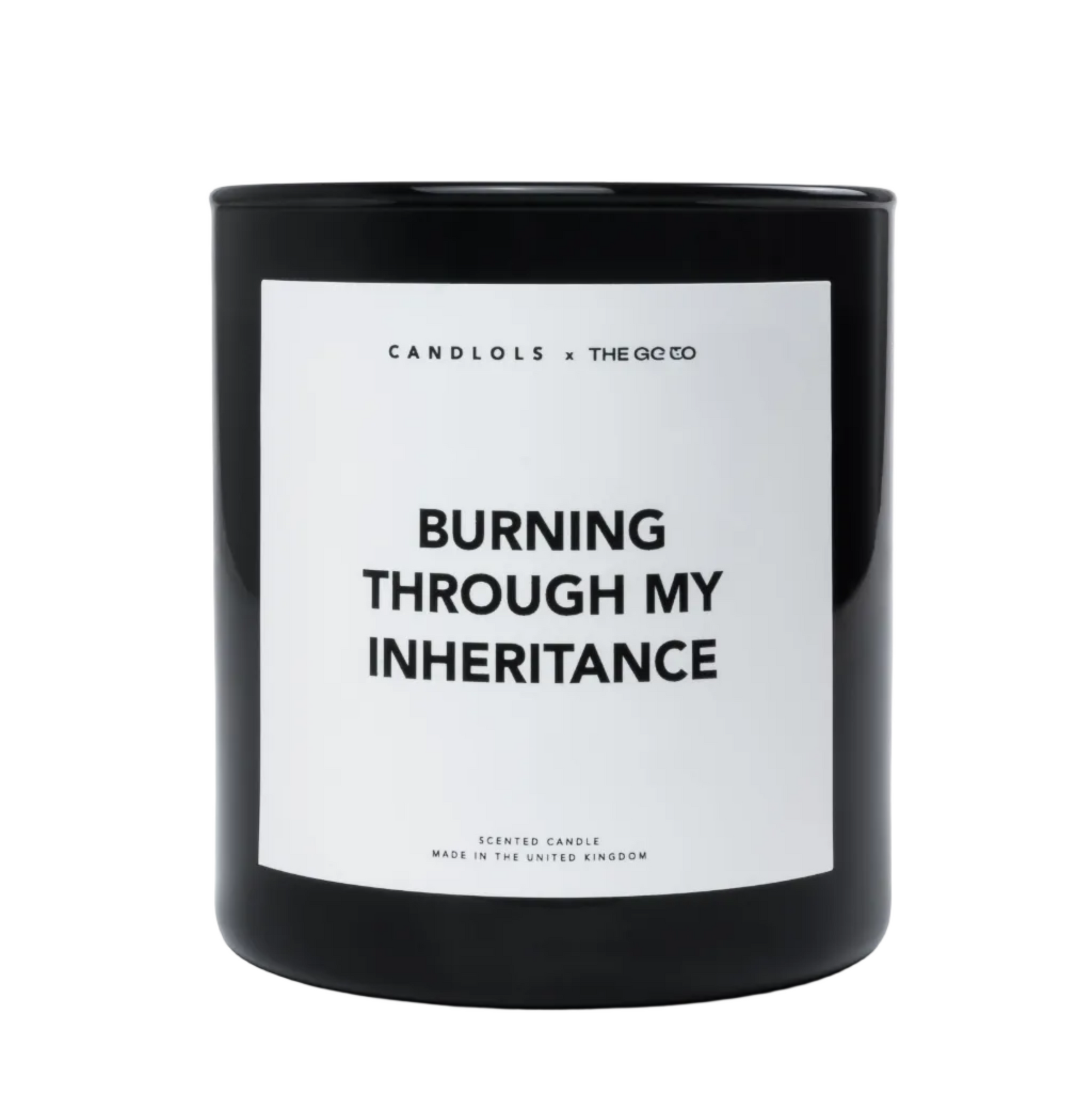 Burning Through My Inheritance, Luxury Scented Candle