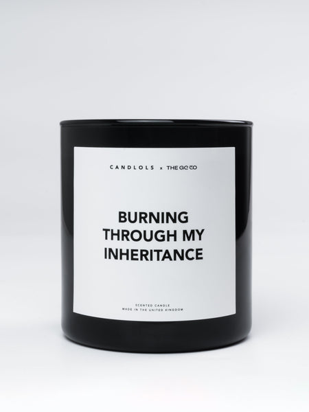 Burning Through My Inheritance, Luxury Scented Candle