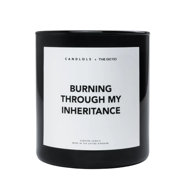 Burning Through My Inheritance, Luxury Scented Candle