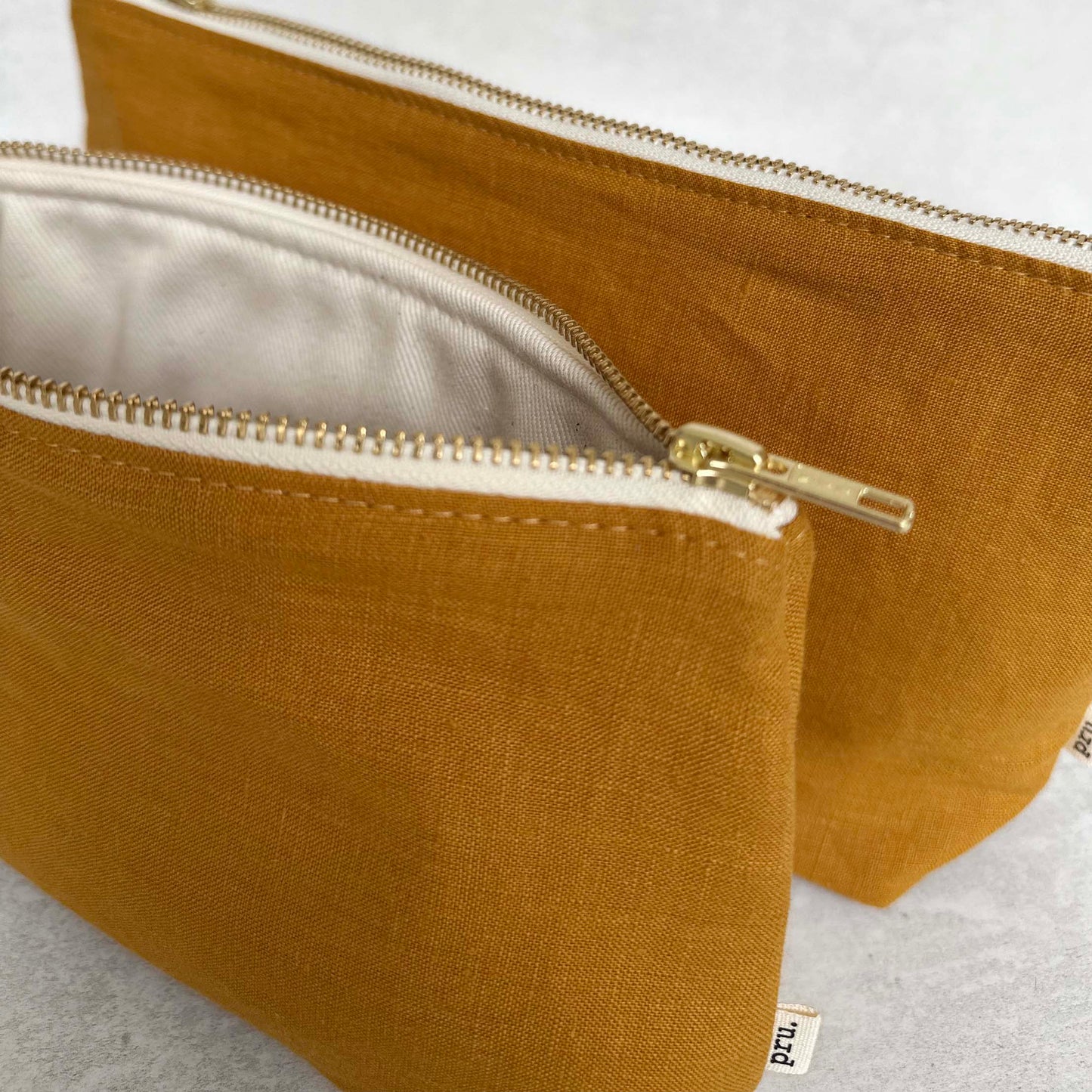The Linen Pouch Bag - Spice