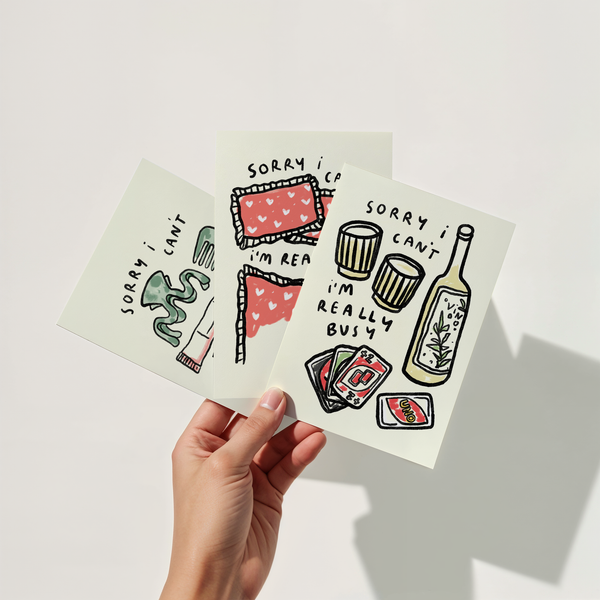 Sorry I'm Really Busy - Pamper Night Print
