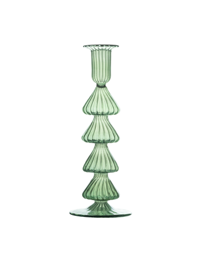Buto Green Glass Candle Holder Candlestick Issy Granger 