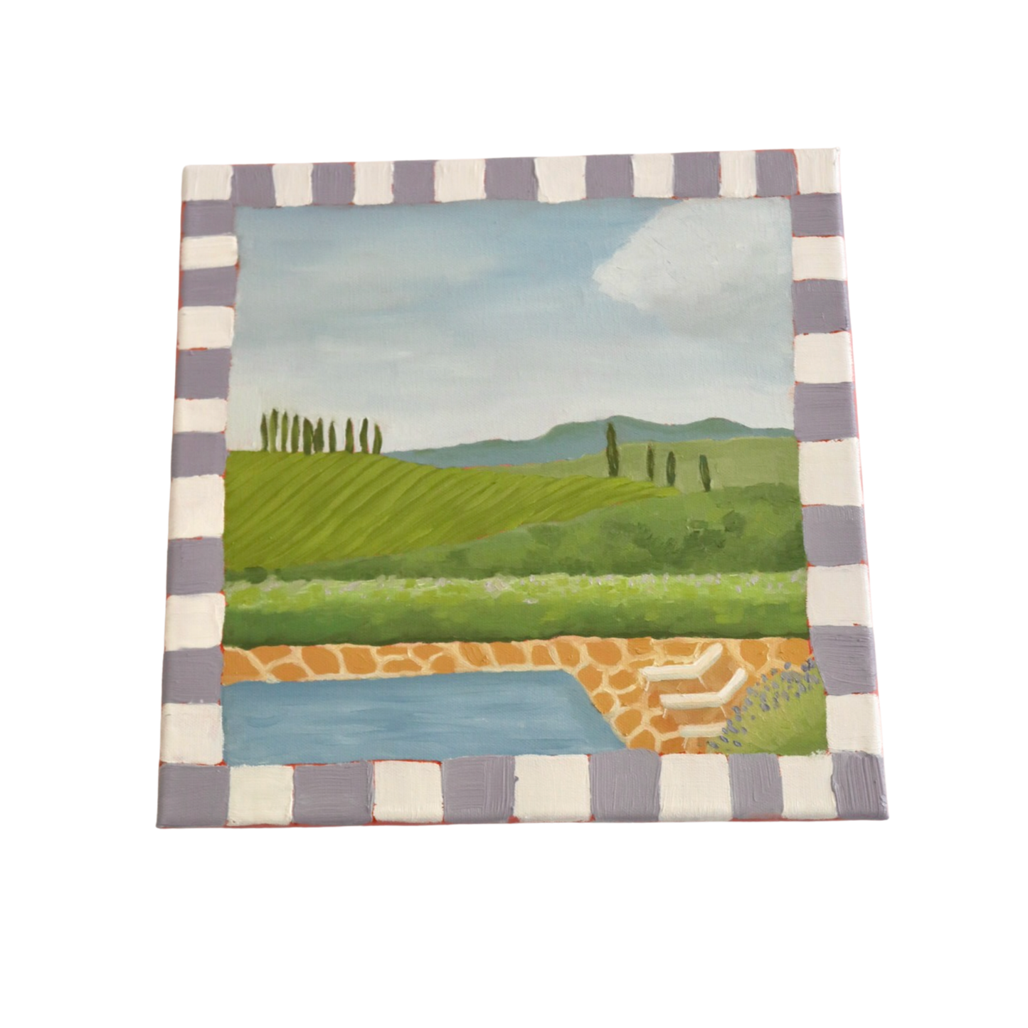 Lounging in Tuscany Paiting