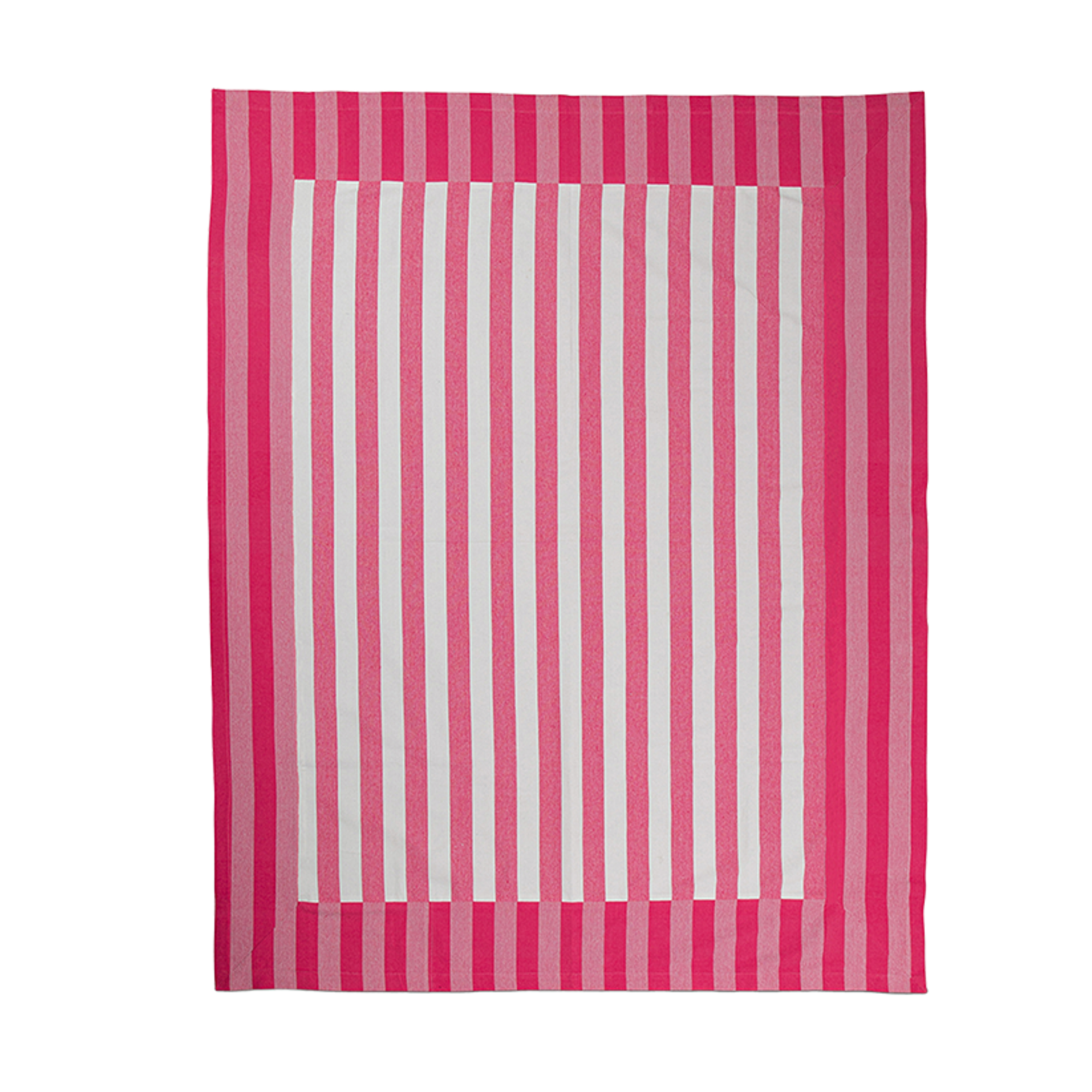 Punch Pink Stripe Tablecloth
