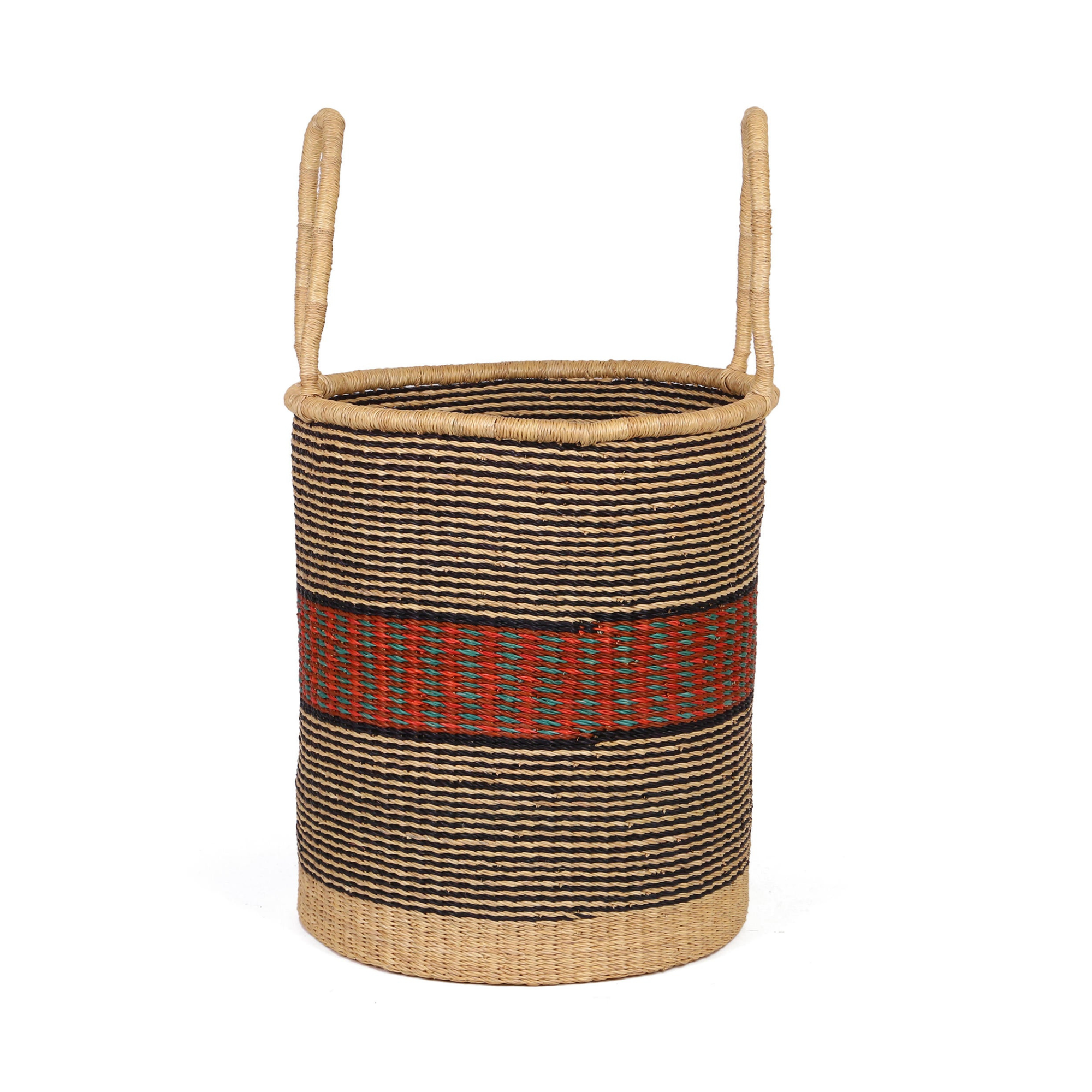 WAFAA: Orange, Blue and Green Log or Laundry Basket