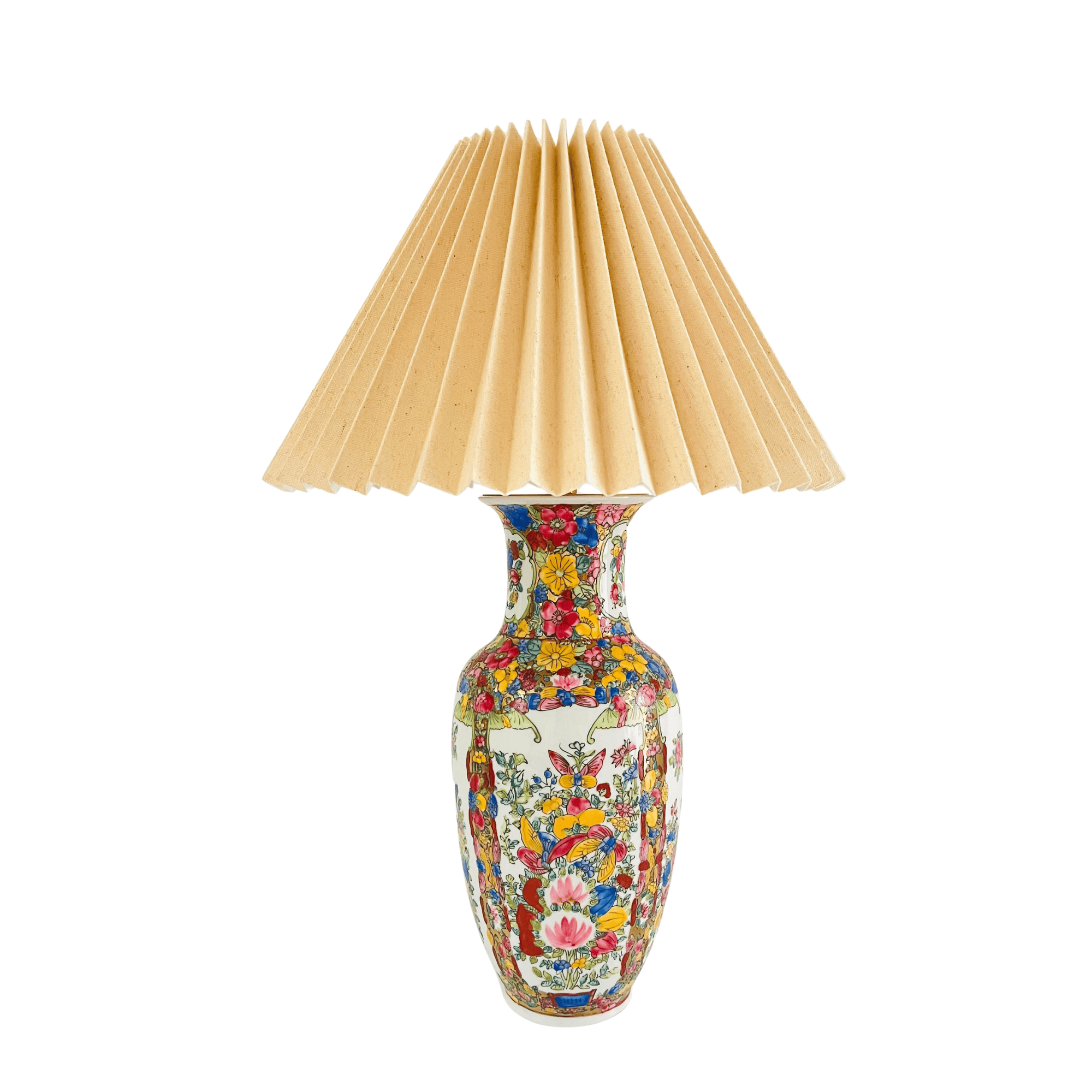 Antique Golden Flower Lamp