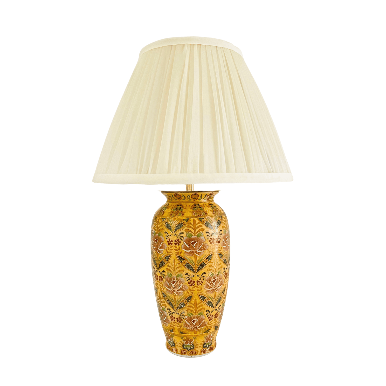 Antique Golden Tulip Lamp #1