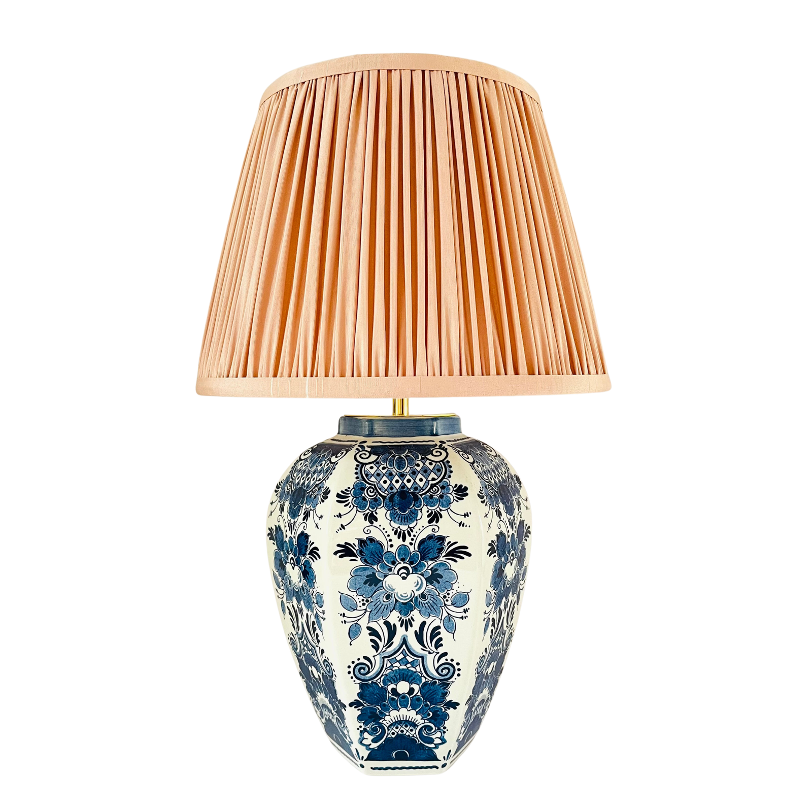 Antique Delft ‘Distel’ Lamp