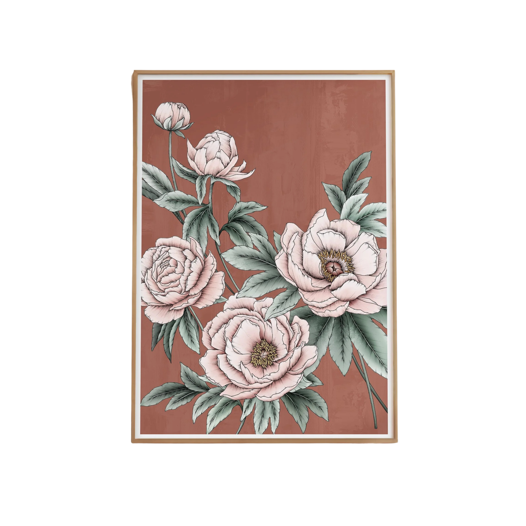 Peony Portrait Artprint