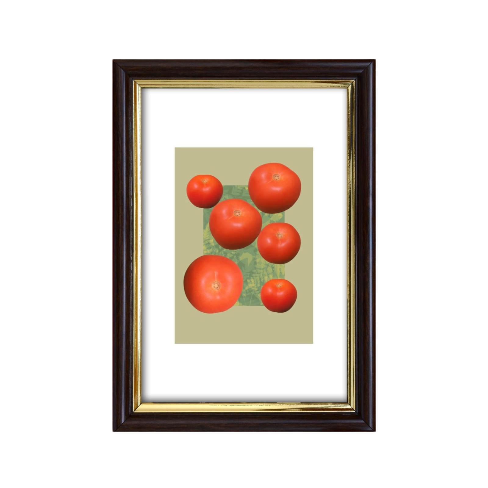 Domestic Orbits - Tomato Collage — A4 Limited Edition Print
