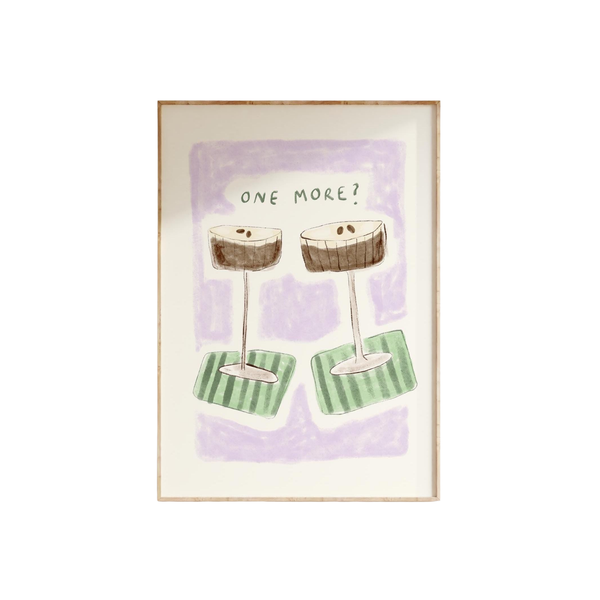 One More - Espresso Martini Print