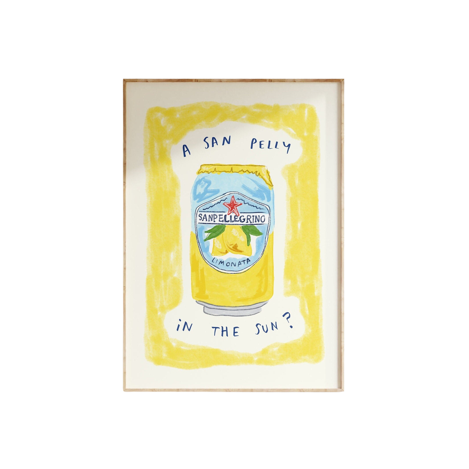 A San Pellegrino In The Sun? Print