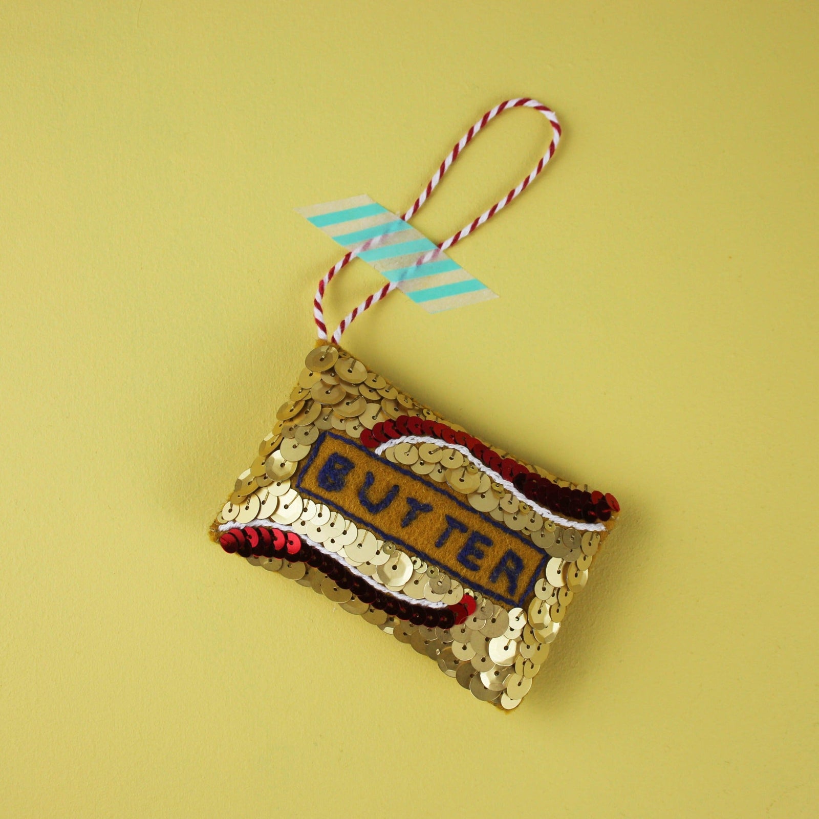 Butter Sequin Hanging Decoration