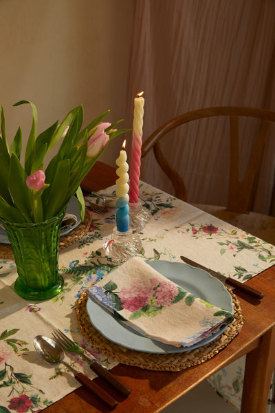 Flora Linen Runner