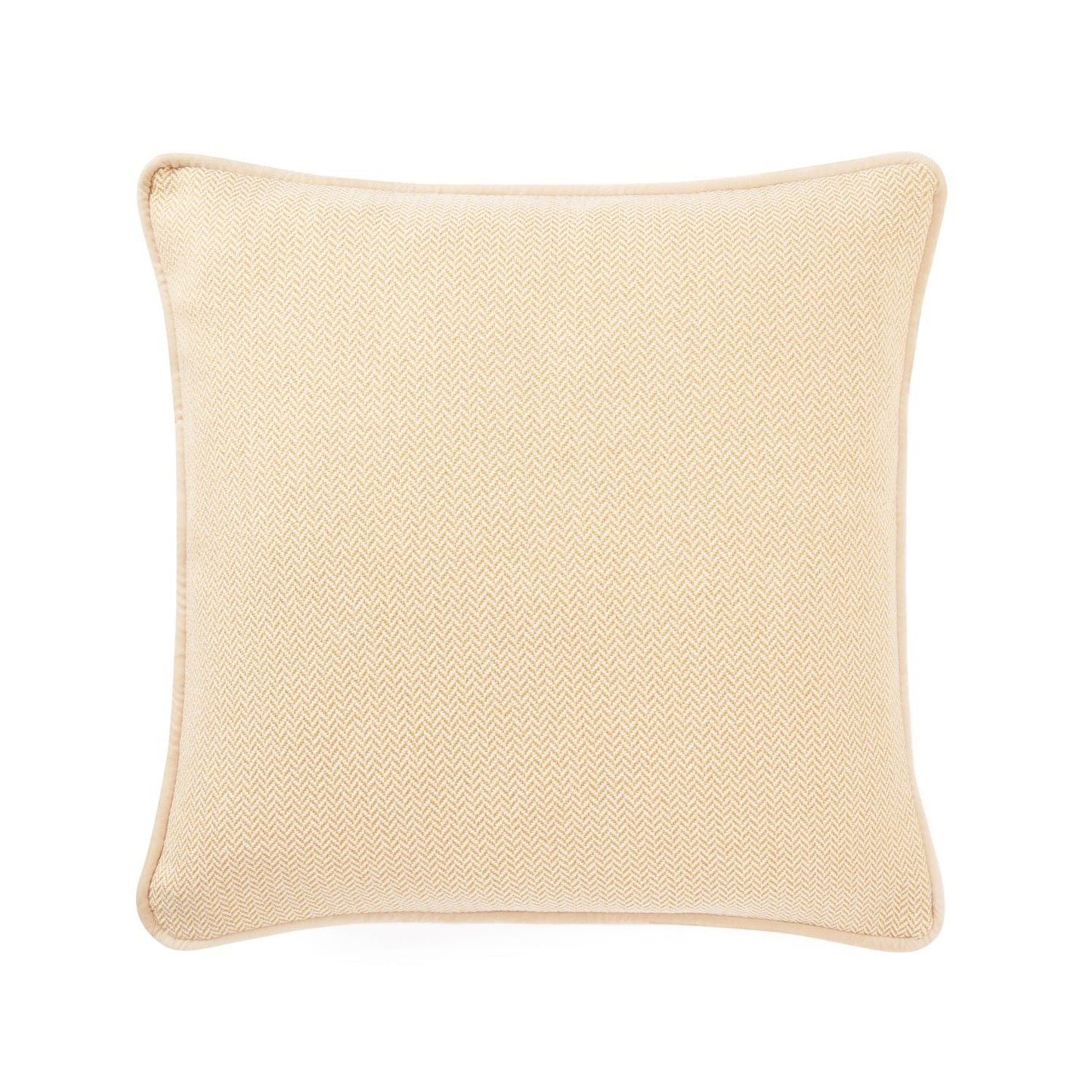 Pillow cover - The Herringbone Minimalist Pillow Cover - Cream White & Yellow Mix