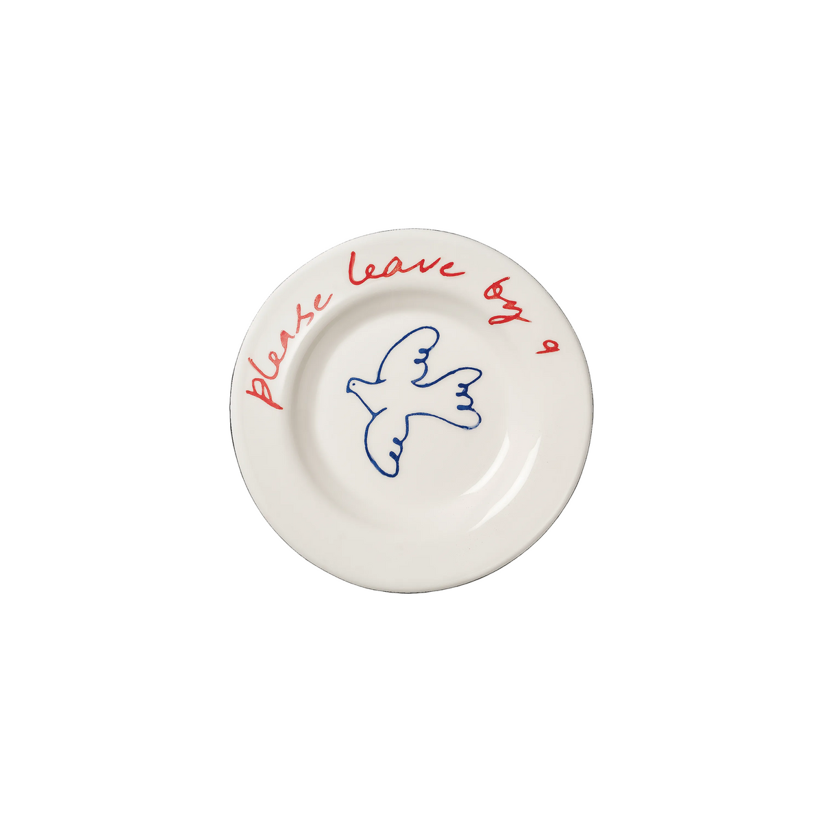 Bird Tapas Plate - Blue 15cm