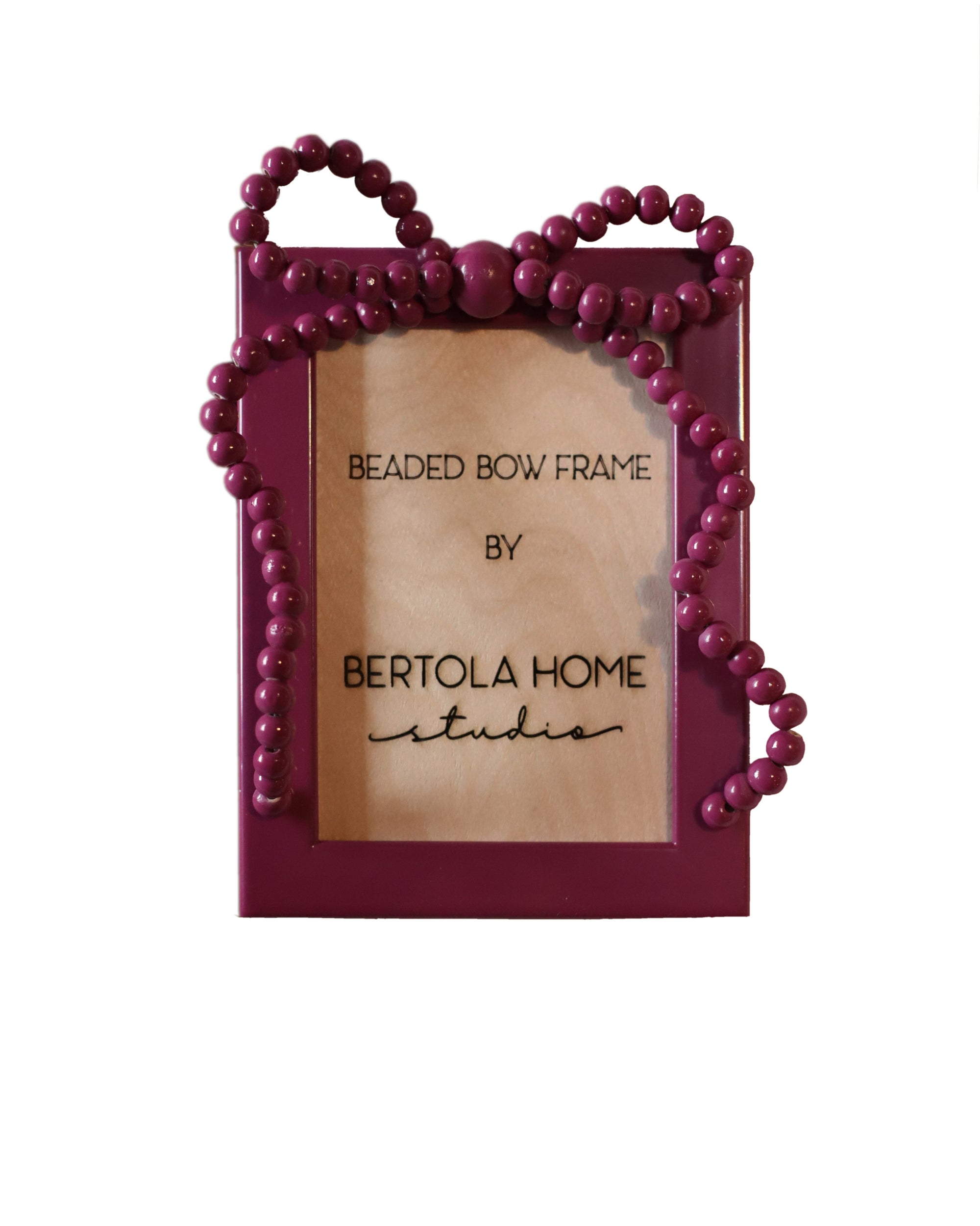 Beaded Bow Frame