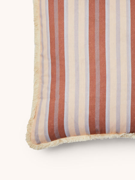 Suiting Stripe Coralie Linen Cushion