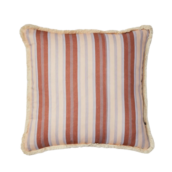 Suiting Stripe Coralie Linen Cushion