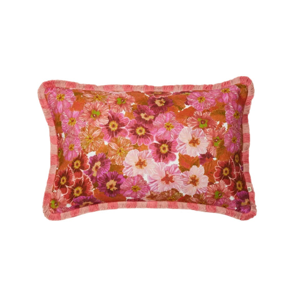 Primrose Pink Linen Cushion