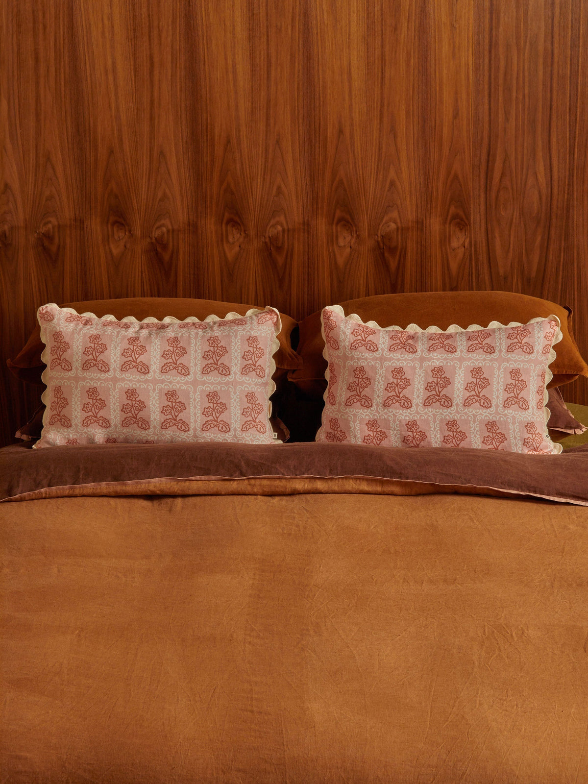 Martine Pink Linen Cushion
