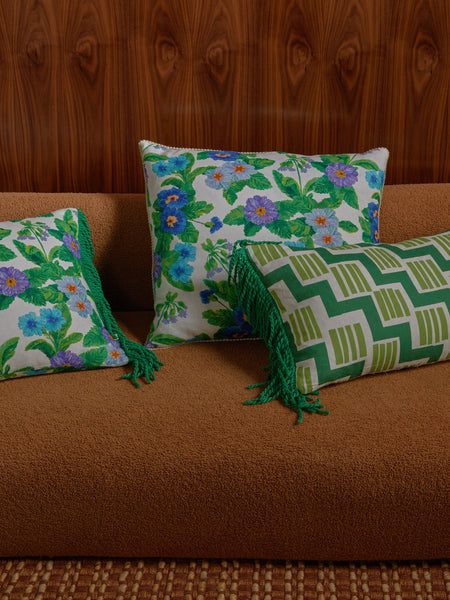 Rosemary Green Linen Cushion