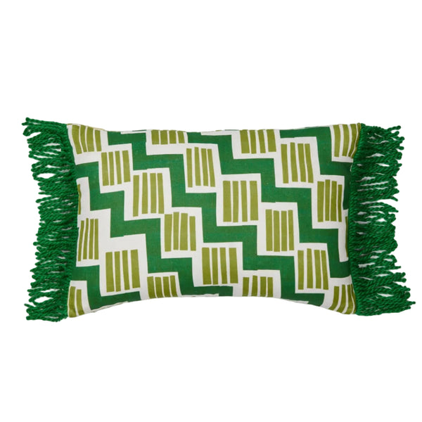 Rosemary Green Linen Cushion