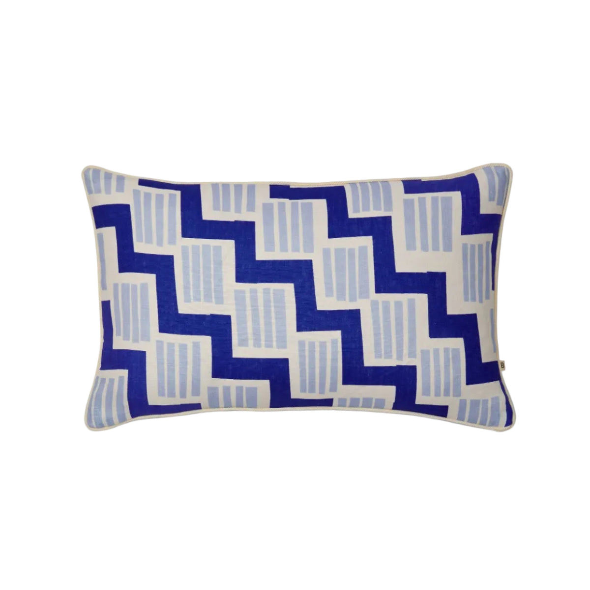 Rosemary Blue Linen Cushion