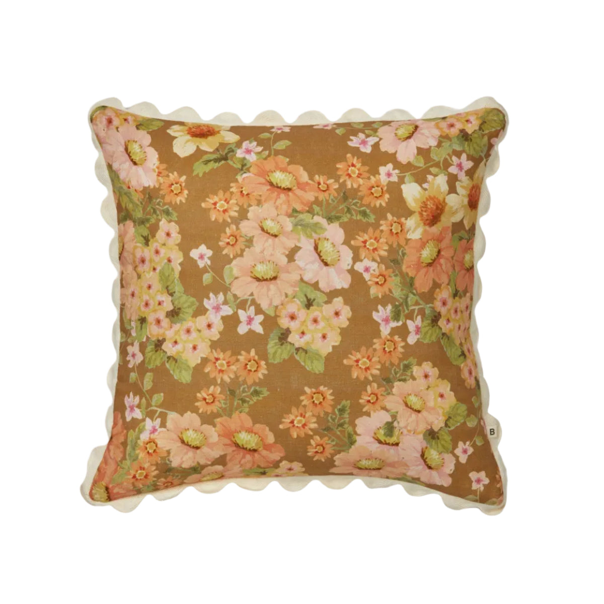 Buttercup Wheat Linen Cushion