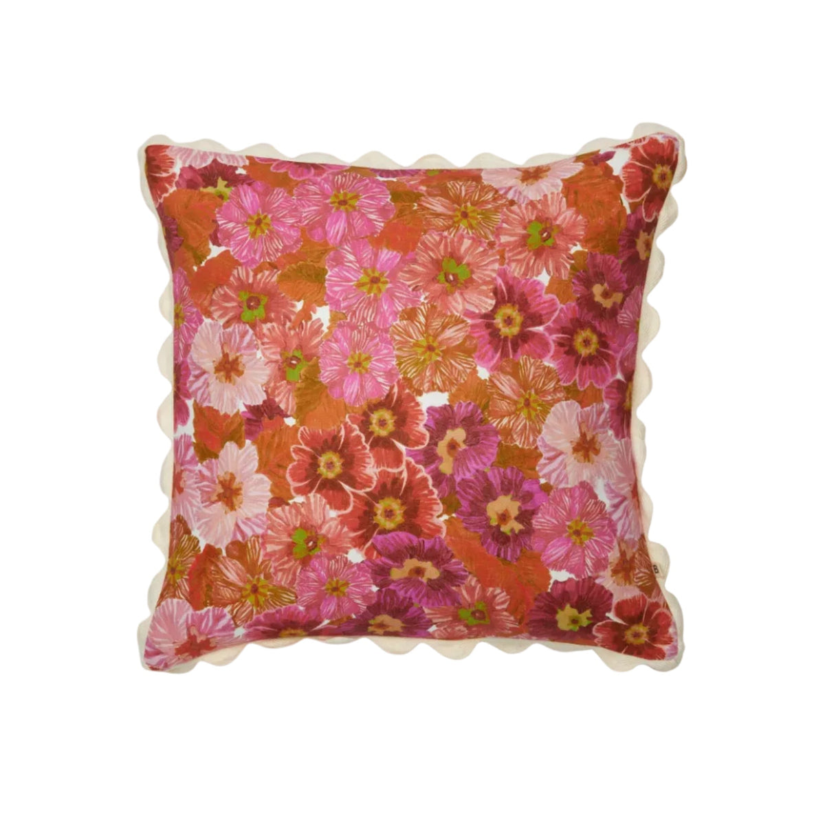 Primrose Pink Linen Cushion