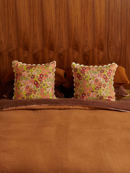 Primrose Sunset Linen Cushion