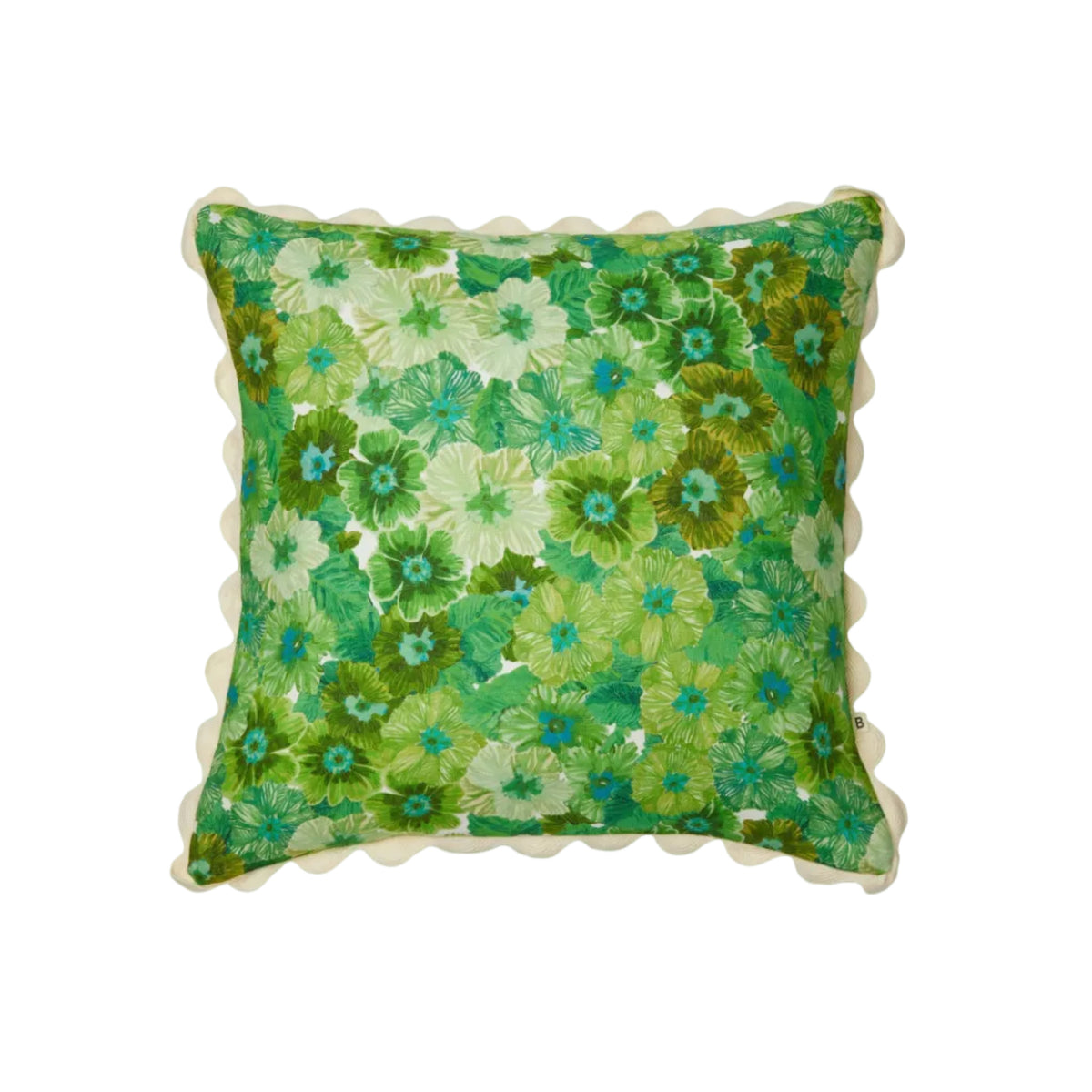 Primrose Green Linen Cushion