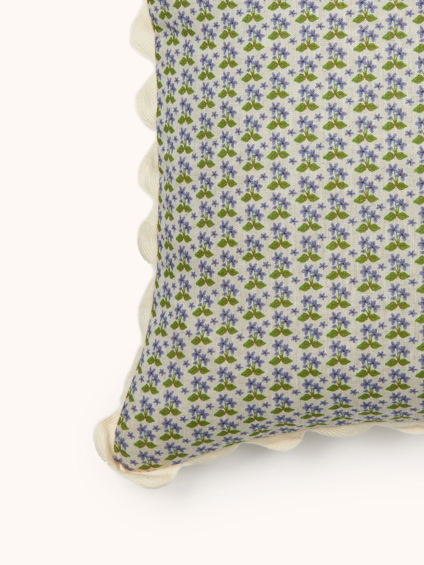 Petit Madeline Blue Linen Cushion