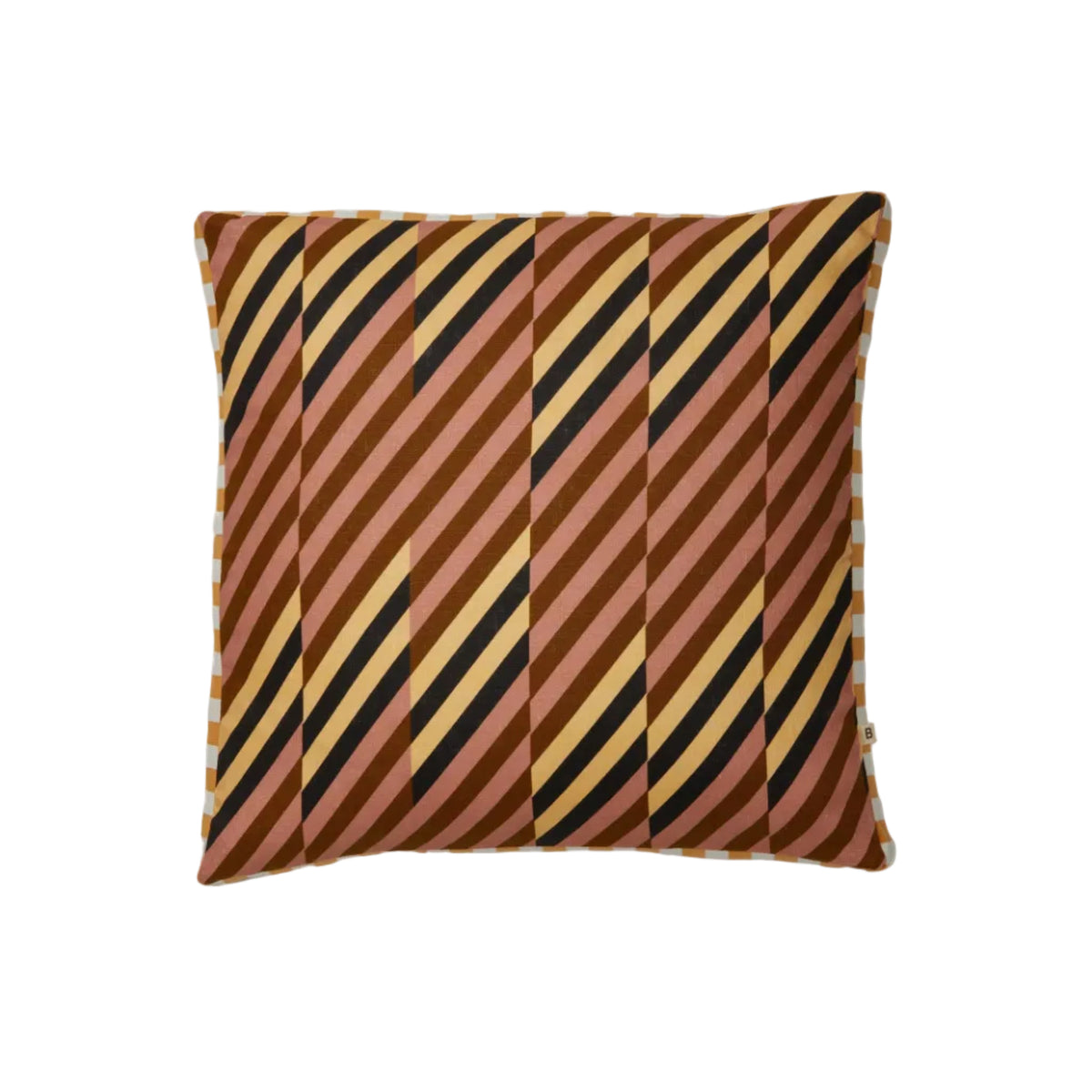Horizon Tan Linen Cushion