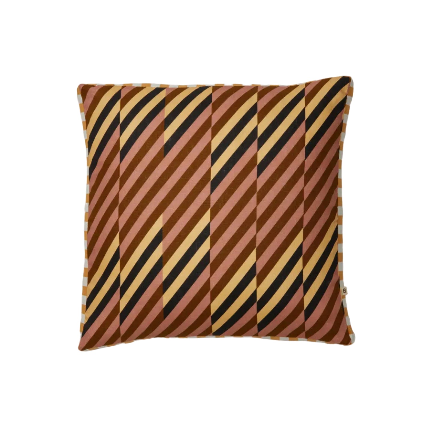 Horizon Tan Linen Cushion